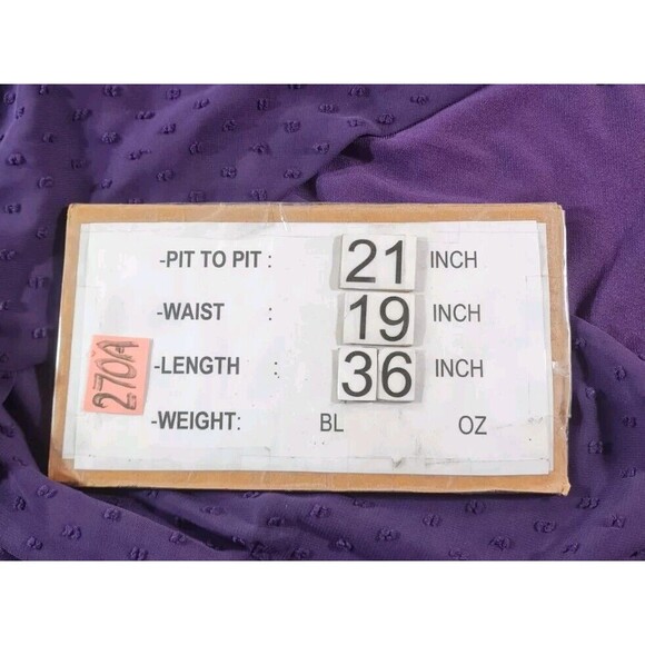 CITY CHIC Women Dress Wild Dobby Plus Size L/20 Swiss Dot Sheer Petunia  270AP - Picture 7 of 7